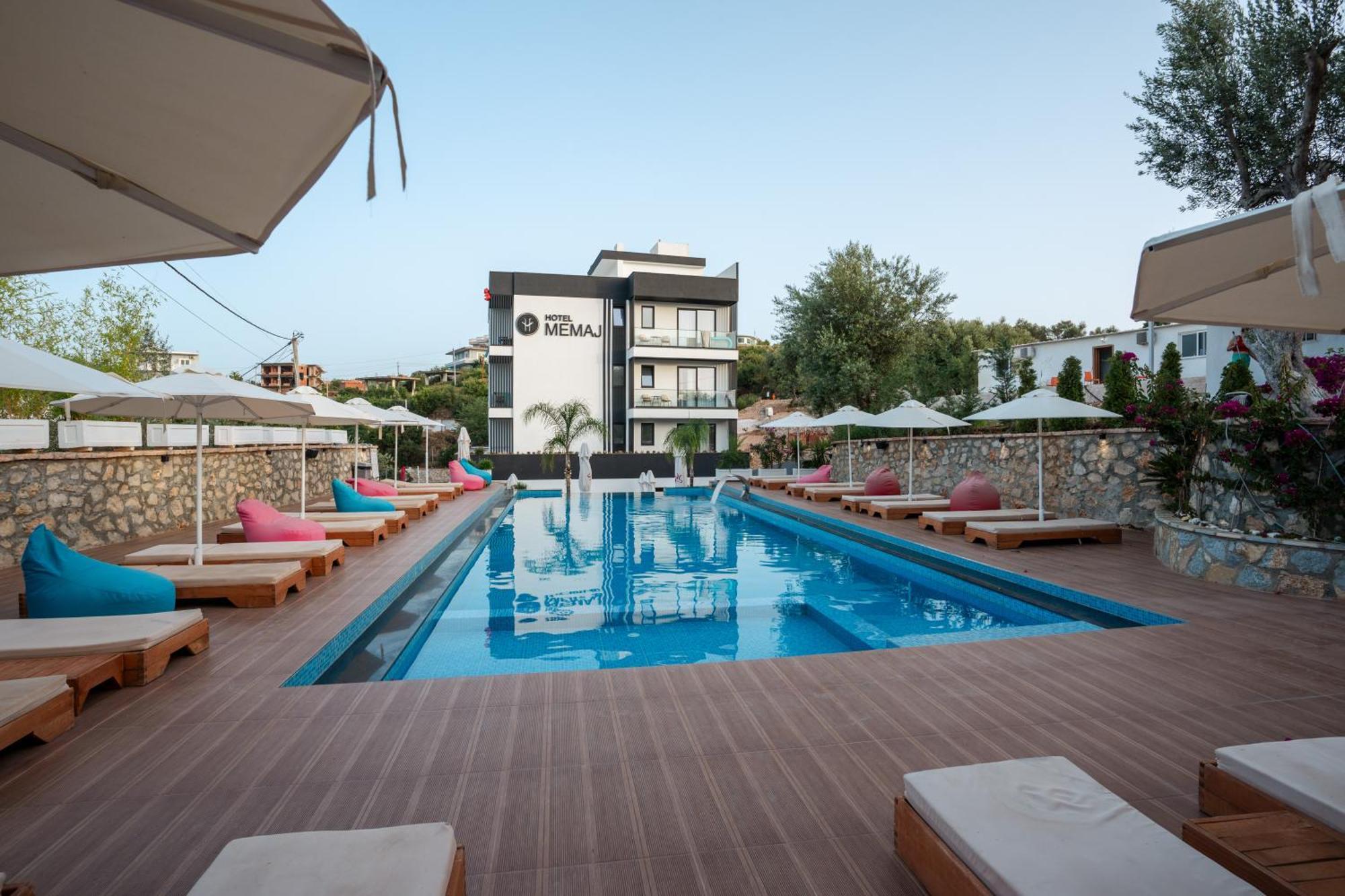 Hotel Memaj Ksamil Kültér fotó