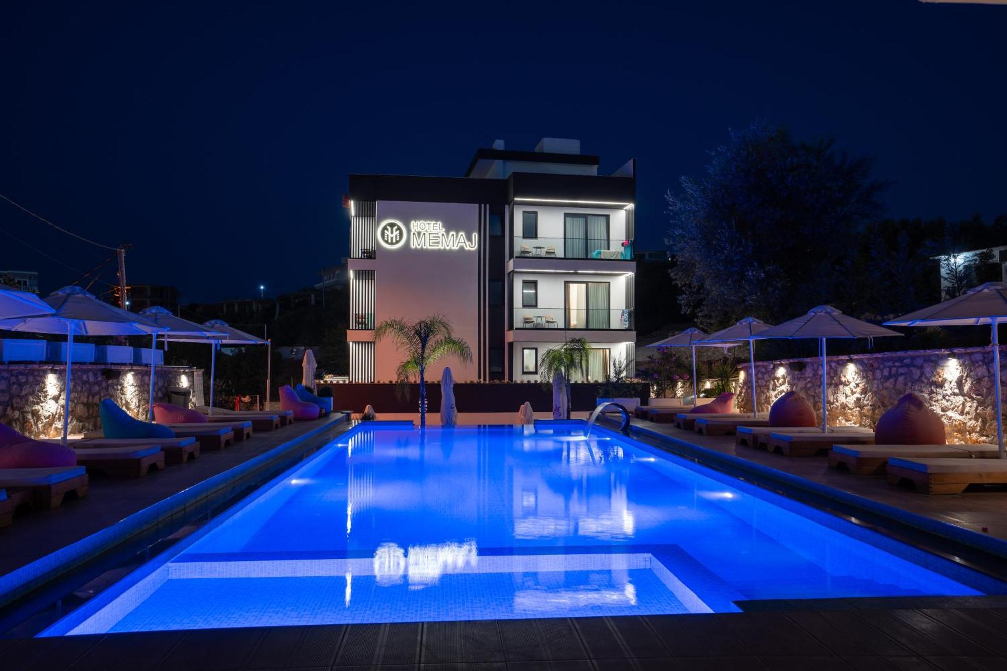 Hotel Memaj Ksamil Kültér fotó